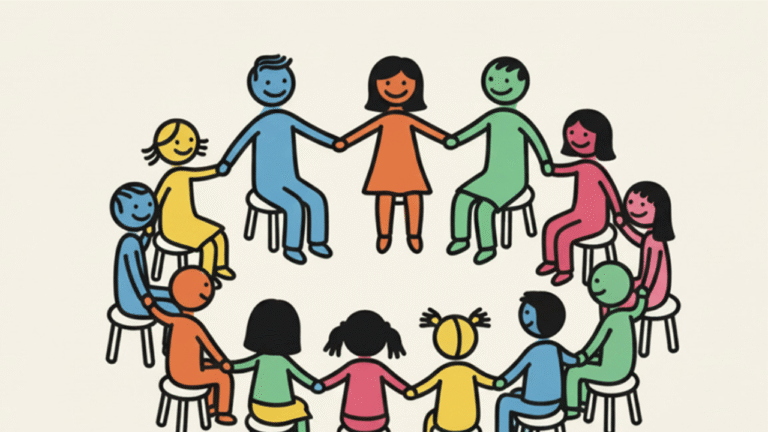 Stuhlkreis Gruppe Kinder